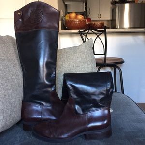 Vince Camuto Brown and Black Boots